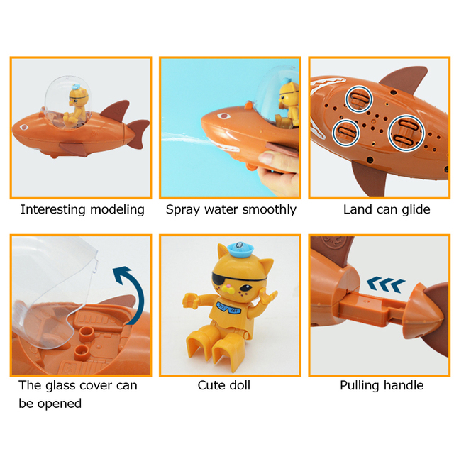 Dziecięca zabawka kąpielowa - łódź piracka z kotem - Wianko - 24