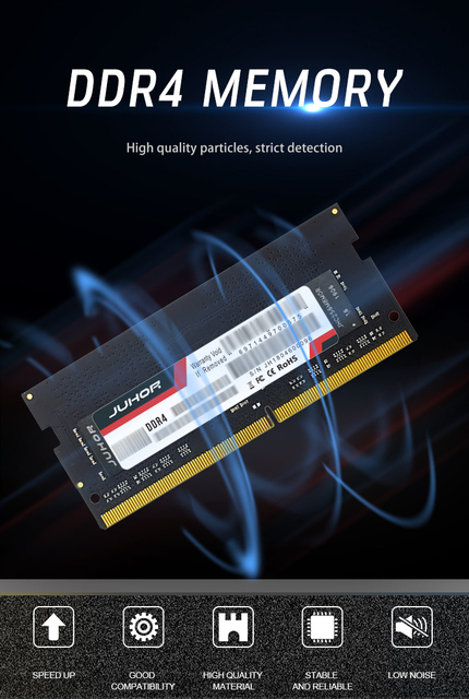 Pamięć RAM JUHOR DDR4 8GB 16GB 2400MHz 2666MHz DDR3 2GB 4GB 8GB 1600MHz Sodimm, nowa, do laptopów - Wianko - 2