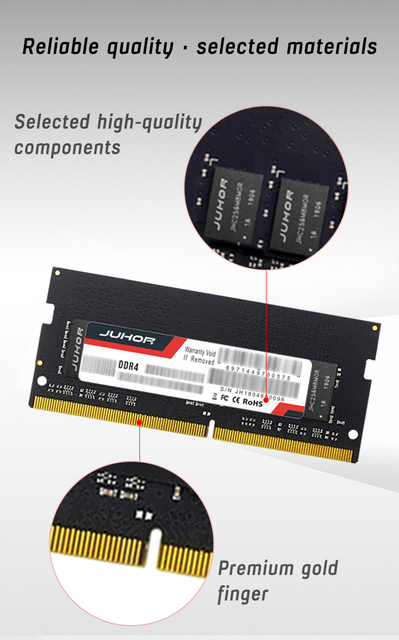 Pamięć RAM JUHOR DDR4 8GB 16GB 2400MHz 2666MHz DDR3 2GB 4GB 8GB 1600MHz Sodimm, nowa, do laptopów - Wianko - 6