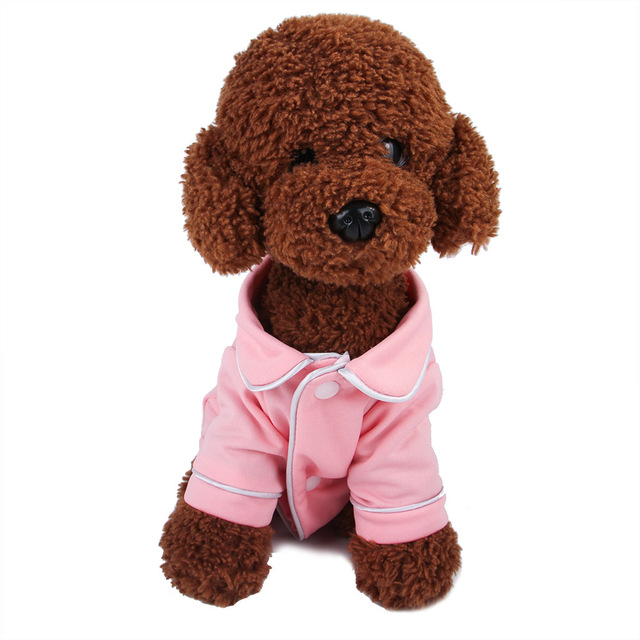 Dżinsowa koszula dla małych psów Teddy. Wygodna i stylowa letnia odzież dla psów - Wianko - 13