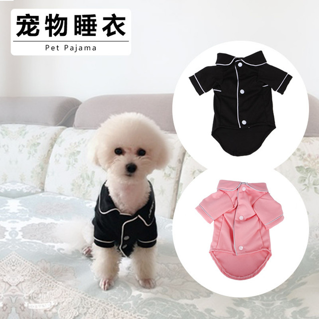 Dżinsowa koszula dla małych psów Teddy. Wygodna i stylowa letnia odzież dla psów - Wianko - 2