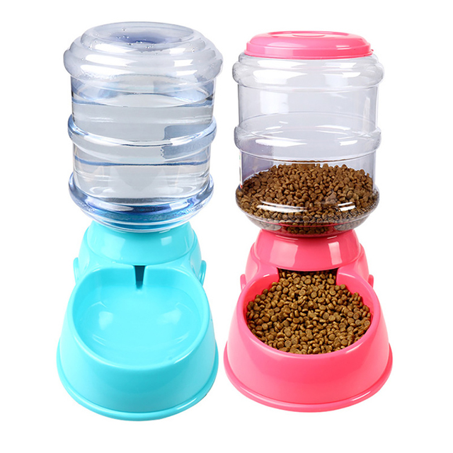 Poidło automatyczne dla zwierząt domowych - 3.8L - plastikowa miska na wodę dla psa i kota - Wianko - 10