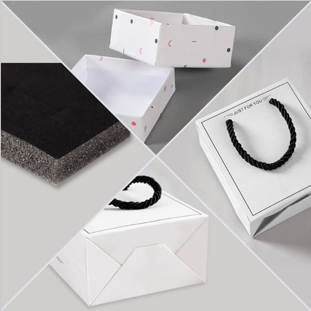Biały organizer na biżuterię - idealny do przechowywania pierścionków, kolczyków, naszyjników, bransoletek - 50 sztuk - Wianko - 3