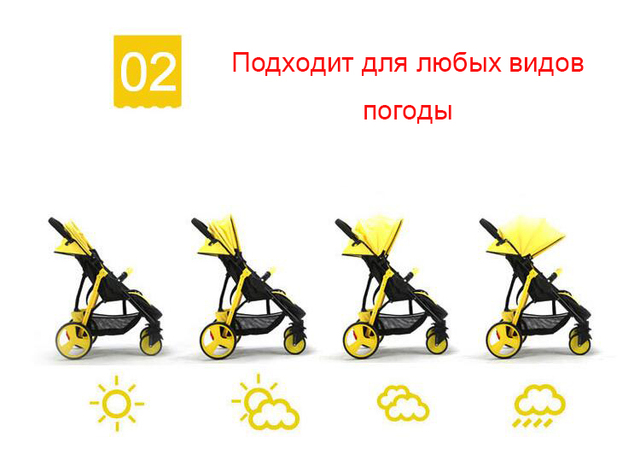 Wózek dziecięcy Parabebe lekki, składany, 2 w 1, siedzący i leżący, dla noworodka, podróżniczy - Wianko - 27