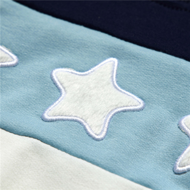 Mama i córka: pasujące bluzy z gwiazdami w dwóch kolorach - Wianko - 17