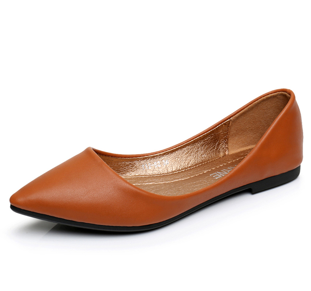 Damskie płaskie sandały skórzane mokasyny z dziurami, ręcznie szyte w modnym stylu 2021 - Wianko - 32