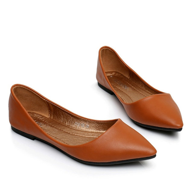 Damskie płaskie sandały skórzane mokasyny z dziurami, ręcznie szyte w modnym stylu 2021 - Wianko - 20