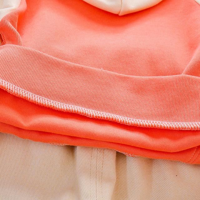 Nowa jesienno-zimowa kolekcja - Zestaw bluza z dekoltem i spodnie niemowlęce w modnym casualowym stylu, dla dziewcząt i chłopców - Wianko - 15