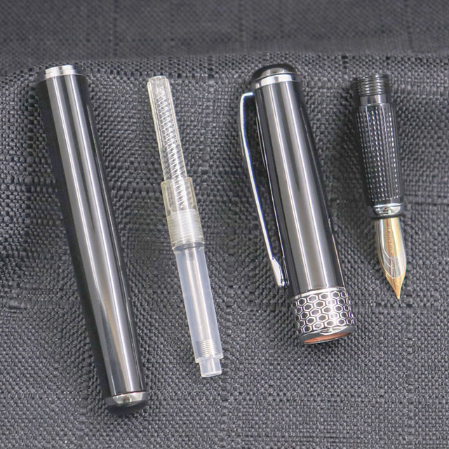 Wieczne pióro metalowe 0.5mm - wysoka jakość stalówka, doskonałe pisanie - prezent dla firm biurowych - Wianko - 3