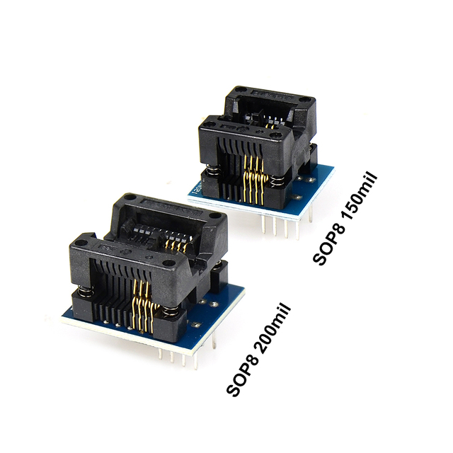 Adapter SOP28-DIP28 Upmely 6 sztuk 150/200mil - kompatybilny z chipem DIP8 - Wianko - 8