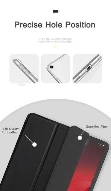 Pokrowiec Huawei MatePad T8 8.0” - skórzany folio na tablet z ochronnym etui - Wianko - 6