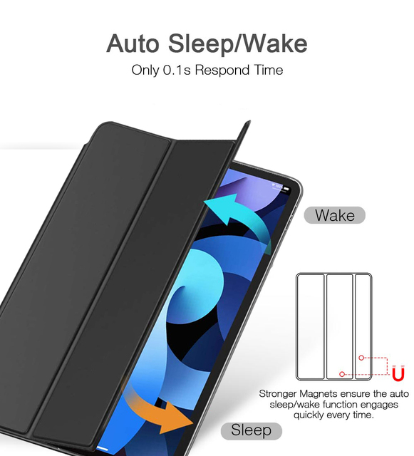 Pokrowiec Huawei MatePad T8 8.0” - skórzany folio na tablet z ochronnym etui - Wianko - 4