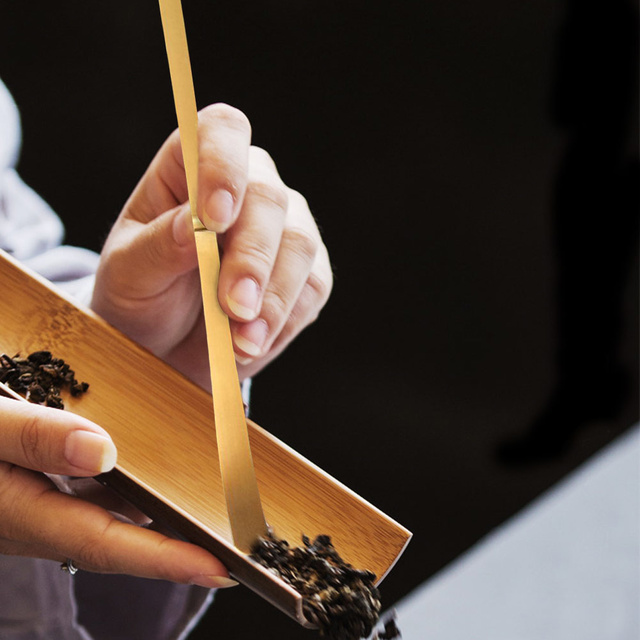 Ręcznie wykonana biała łyżka Matcha z bambusa, niezdeformowalne narzędzie do czyszczenia herbaty - Wianko - 7