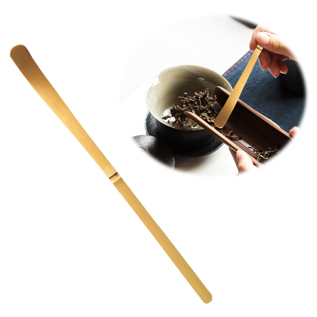 Ręcznie wykonana biała łyżka Matcha z bambusa, niezdeformowalne narzędzie do czyszczenia herbaty - Wianko - 5