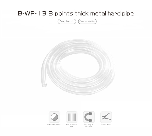 Rura wąż PVC 1m miękka 3/8 ID 1/2 OD 10x1 3mm/16x1 0mm/19x13m przezroczysta chłodnica wody - Wianko - 1