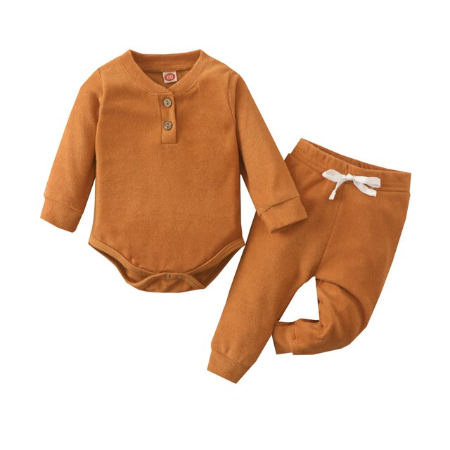 Zestaw ubrań dla niemowląt Ma & Baby 0-24M (chłopiec/dziewczynka) – miękkie spodnie z długim rękawem i szalonym Romper – jesienne i wiosenne stroje (D11) – NOWE! - Wianko - 7