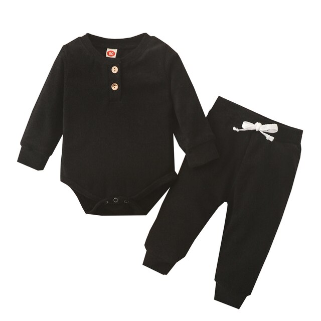 Zestaw ubrań dla niemowląt Ma & Baby 0-24M (chłopiec/dziewczynka) – miękkie spodnie z długim rękawem i szalonym Romper – jesienne i wiosenne stroje (D11) – NOWE! - Wianko - 19