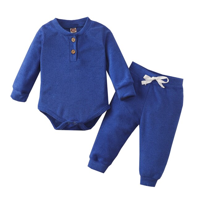 Zestaw ubrań dla niemowląt Ma & Baby 0-24M (chłopiec/dziewczynka) – miękkie spodnie z długim rękawem i szalonym Romper – jesienne i wiosenne stroje (D11) – NOWE! - Wianko - 16