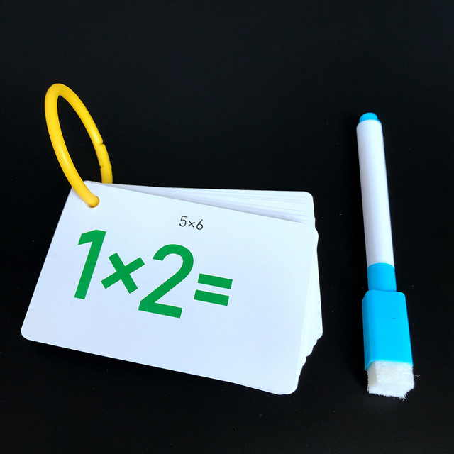 Zabawki Montessori: Podział arytmetyczny dla dzieci - karty Flash do nauki matematycznej z dodawaniem, odejmowaniem i mnożeniem - Wianko - 6