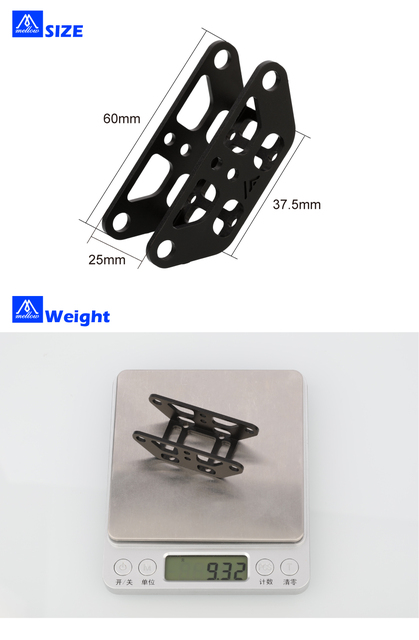 Suwnica aluminiowa Y CNC do drukarki 3D - Mellow 2 szt - Wianko - 85