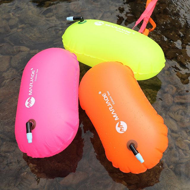 Nadmuchiwane pływające koło ratunkowe Float - torba sucha na powietrze, bezpieczna torba do sportów wodnych - Wianko - 8