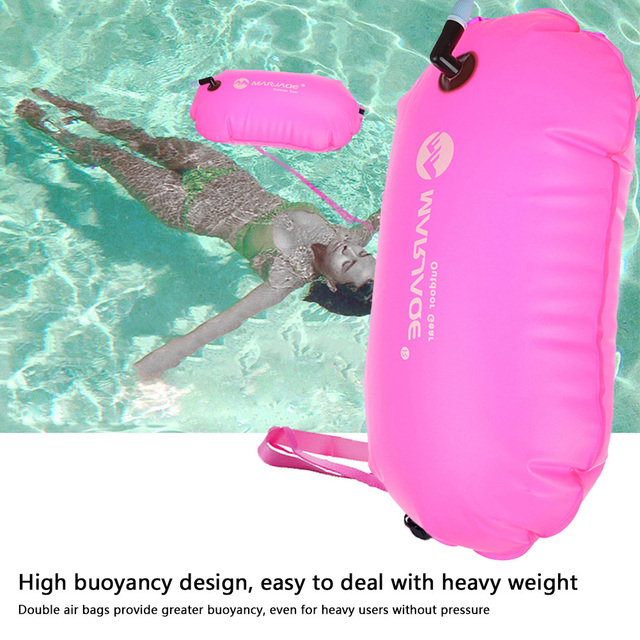 Nadmuchiwane pływające koło ratunkowe Float - torba sucha na powietrze, bezpieczna torba do sportów wodnych - Wianko - 9