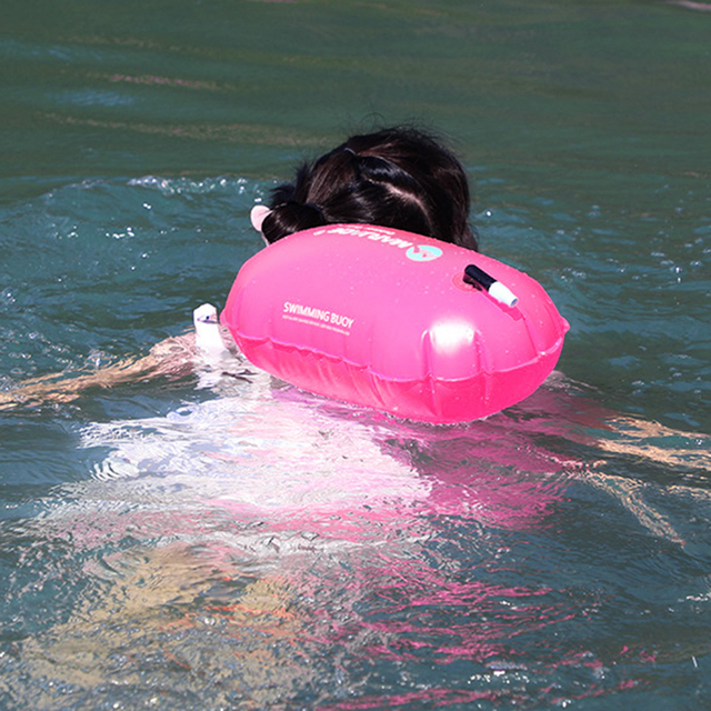 Nadmuchiwane pływające koło ratunkowe Float - torba sucha na powietrze, bezpieczna torba do sportów wodnych - Wianko - 12