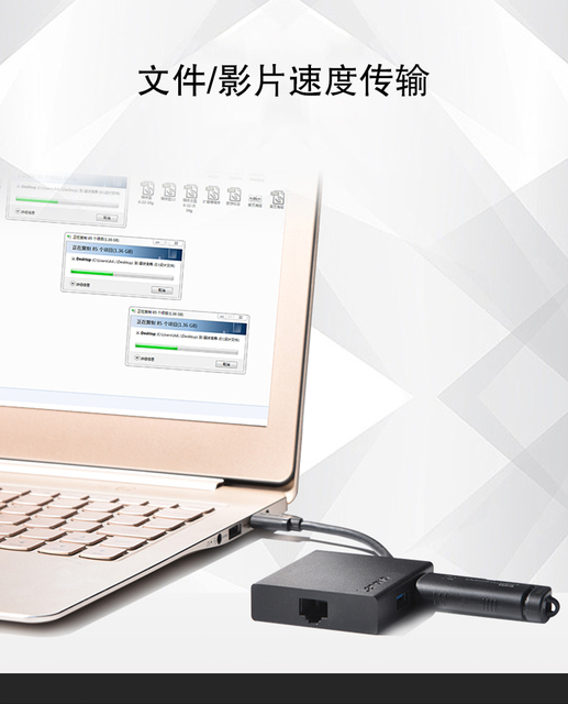 Lenovo USB C HUB - Multi USB 3.0, czytnik kart, HDMI Adapter Dock (dla Lenovo Yoga Book, Miix 5) - akcesoria Port USB typu C Splitter - Wianko - 6