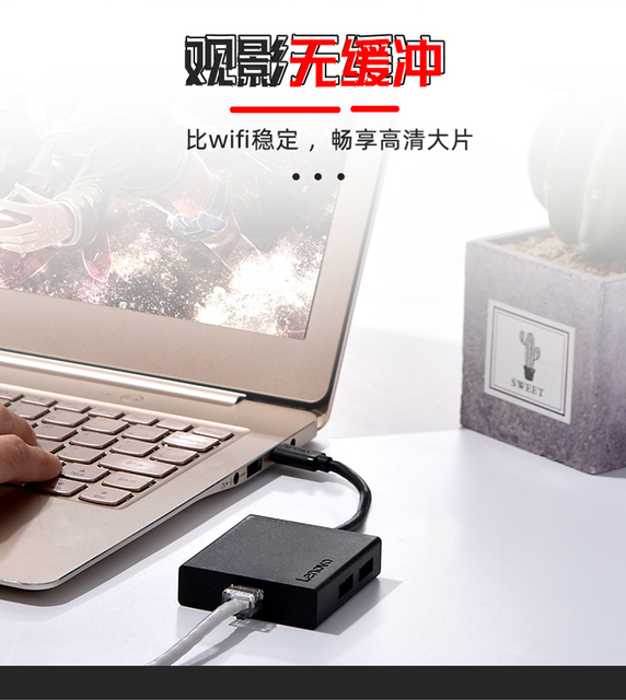 Lenovo USB C HUB - Multi USB 3.0, czytnik kart, HDMI Adapter Dock (dla Lenovo Yoga Book, Miix 5) - akcesoria Port USB typu C Splitter - Wianko - 4