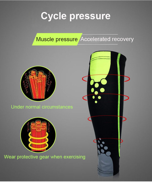 Rękaw kompresyjny do biegania i jazdy na rowerze na łydkę z ochroną UV - Wianko - 10