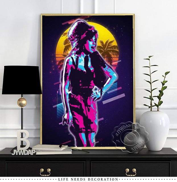 Plakaty i druki Amy Winehouse - malarstwo na płótnie na ścianę do sypialni i salonu, dekoracja wnętrza - Wianko - 5