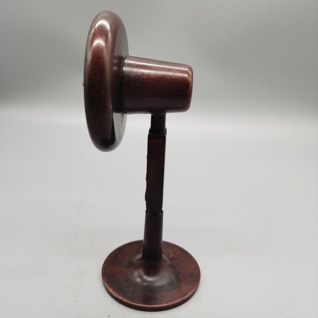 Starodawny wentylator elektryczny 614.4G Vintage z mosiężnym palnikiem na kadzidło - ozdobne antyczne rzeźbienie - Wianko - 4