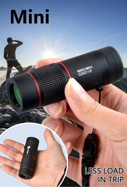 Potężny okular Spyglass z teleskopem ED do turystyki, polowania i pieszych wycieczek - Wianko - 5