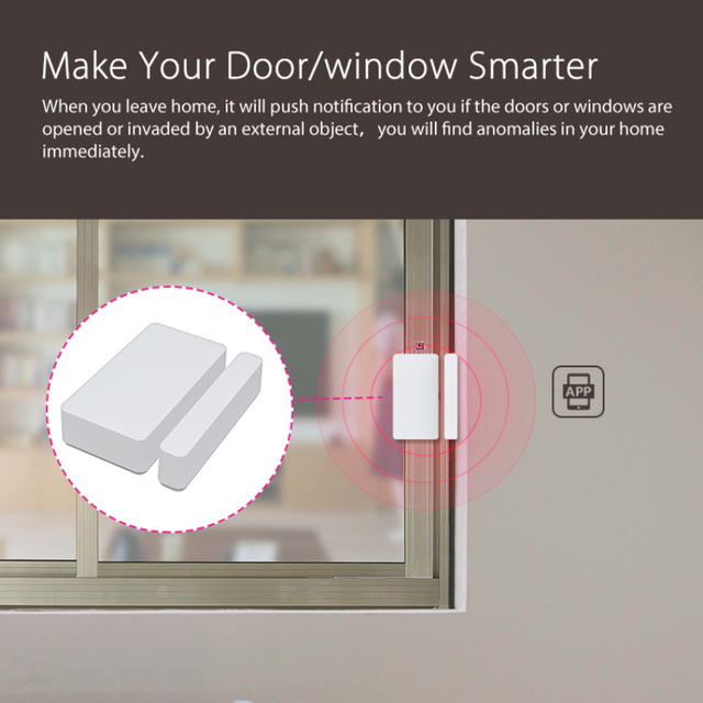 Czujnik Wifi do okien i drzwi Tuya - inteligentny system kontroli temperatury z funkcją alarmową, kompatybilny z Alexa i Google Home - Wianko - 9