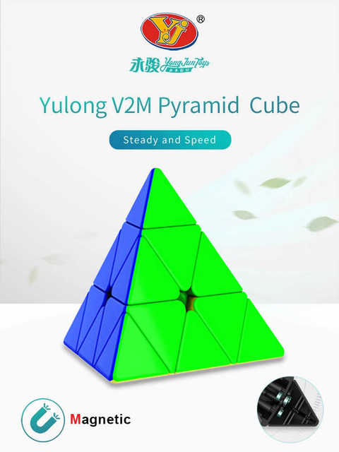 Yongjun Yulong - WintopCubes, magnetyczna piramida, YJ V2M, trójkąt, speedcubing - Wianko - 4