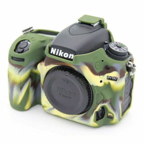 Miękka silikonowa gumowa torba do przechowywania aparatu cyfrowego Nikon D750, odporna na zarysowania, z pokrywą skrzynką w stylu skóry - Wianko - 12