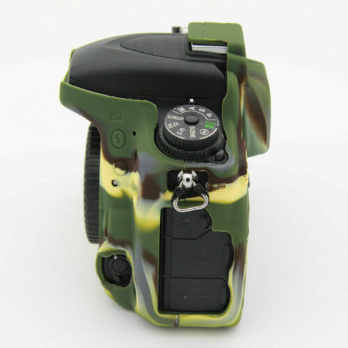 Miękka silikonowa gumowa torba do przechowywania aparatu cyfrowego Nikon D750, odporna na zarysowania, z pokrywą skrzynką w stylu skóry - Wianko - 3