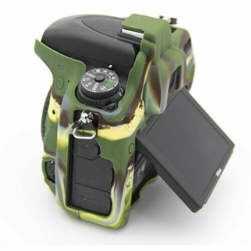 Miękka silikonowa gumowa torba do przechowywania aparatu cyfrowego Nikon D750, odporna na zarysowania, z pokrywą skrzynką w stylu skóry - Wianko - 2