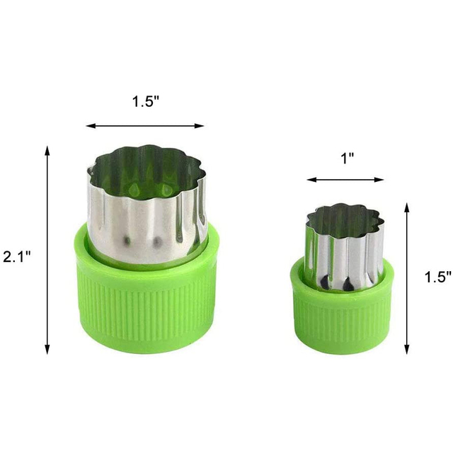 12 sztuk foremek do wycinania ciastek z warzyw i owoców - zestaw ze stali nierdzewnej różnych kształtów dla dzieci i narzędzie kuchenne do pieczenia - Wianko - 2
