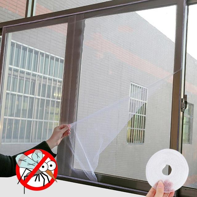 Nowa zasłona panelowa przeciw komarom, owadom, muchom i robakom - siatka na okno - Wianko - 1
