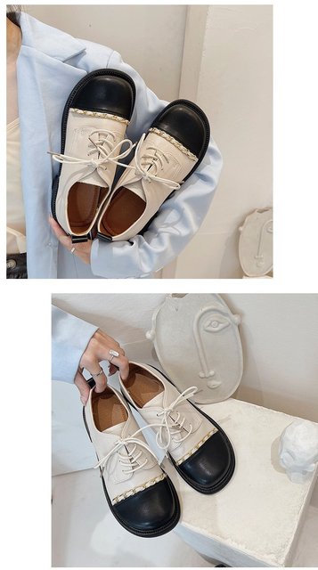 Mokasyny damskie New Arrival - buty skórzane na niskim słupku, styl rzymski - Wianko - 16