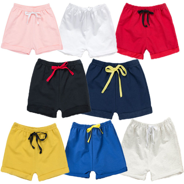 Nowe kolorowe szorty letnie dla dziewczynki, 8 wzorów, krótkie spodnie na co dzień dla dzieci 1-7 lat - Wianko - 16