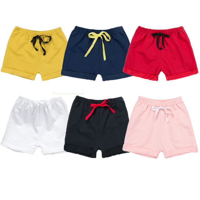 Nowe kolorowe szorty letnie dla dziewczynki, 8 wzorów, krótkie spodnie na co dzień dla dzieci 1-7 lat - Wianko - 15