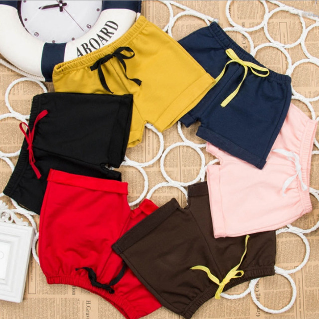 Nowe kolorowe szorty letnie dla dziewczynki, 8 wzorów, krótkie spodnie na co dzień dla dzieci 1-7 lat - Wianko - 13