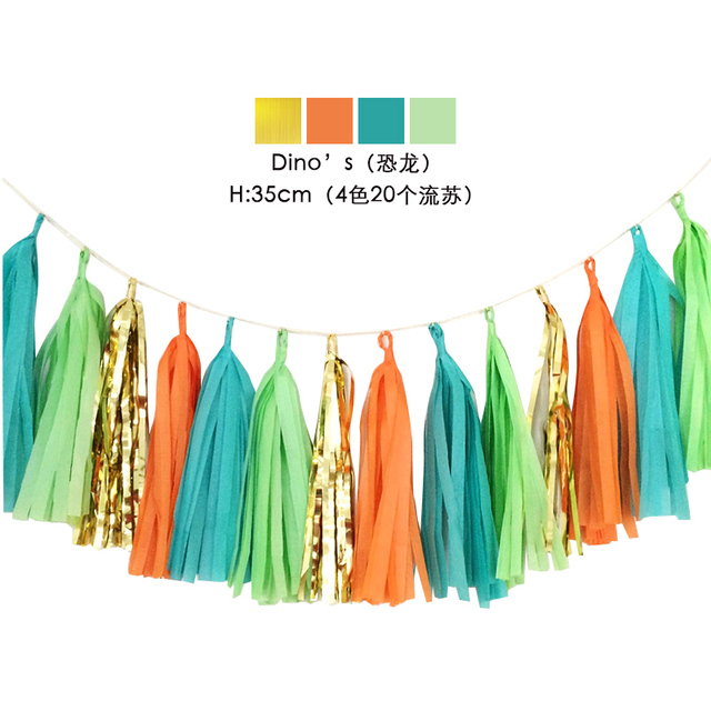 Zestaw 20 sztuk Multicolor bibuła do samodzielnego wykonania wianków z frędzlami dla niemowląt - idealne na prysznic, rocznicę, urodziny, dekorację na przyjęcie ślubne i rzemieślnicze DIY - Wianko - 17