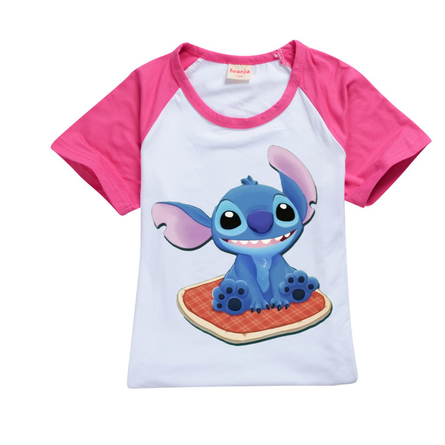 Chłopięcy zestaw 2 częściowy T-shirt i szorty Stitch Chill dla dzieci w wieku 10-12 lat - Wianko - 14