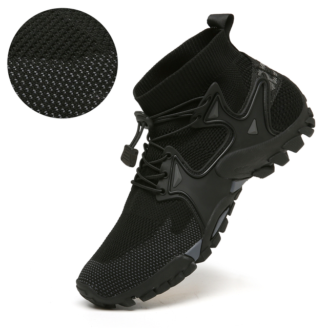 Buty górskie trekkingowe męskie JIEMIAO Mesh - odpowiednie do wspinaczki, miękkie, elastyczne (rozmiar 36-47) - Wianko - 5