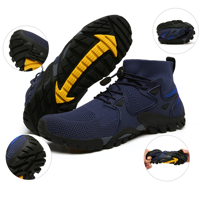 Buty górskie trekkingowe męskie JIEMIAO Mesh - odpowiednie do wspinaczki, miękkie, elastyczne (rozmiar 36-47) - Wianko - 19