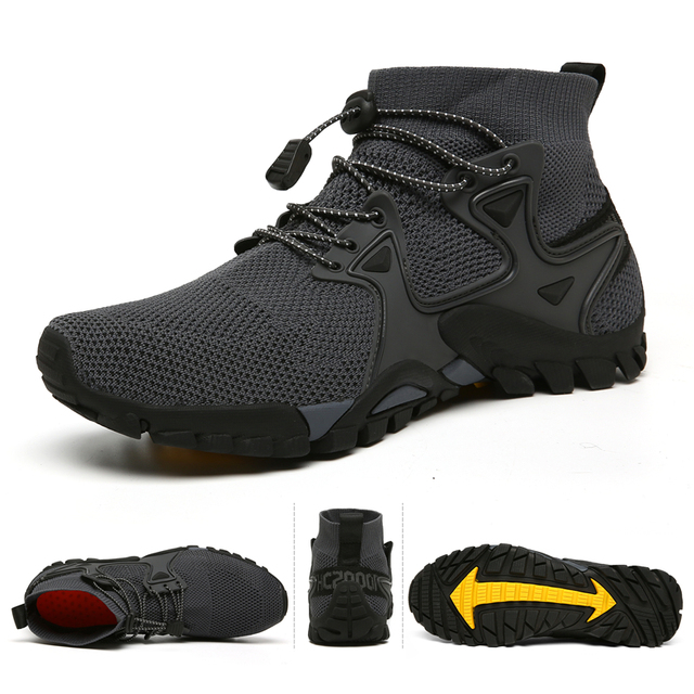 Buty górskie trekkingowe męskie JIEMIAO Mesh - odpowiednie do wspinaczki, miękkie, elastyczne (rozmiar 36-47) - Wianko - 20