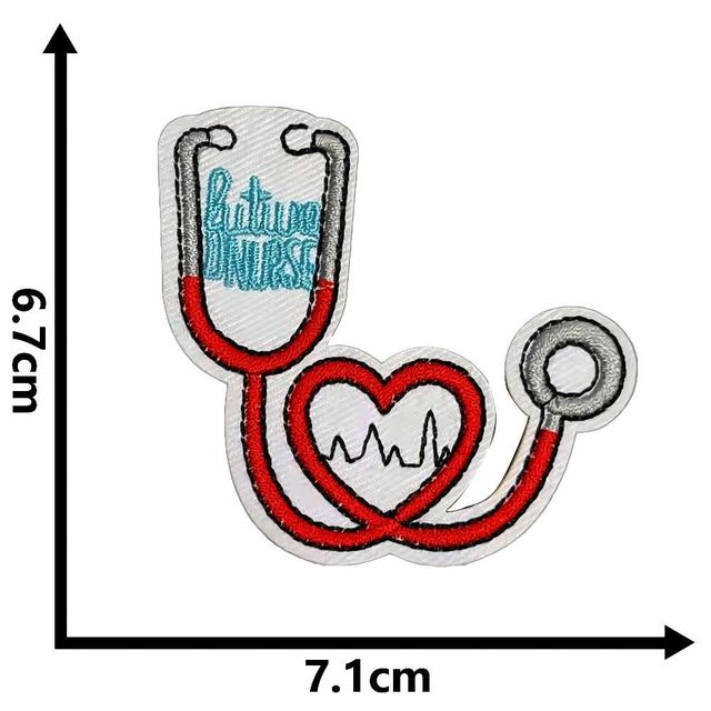 Magnes z haftem Marchew w kształcie serca z dogo diamentowym - ozdoba w stylu motocyklowym na odzież, kurtki, spodnie - Wianko - 21